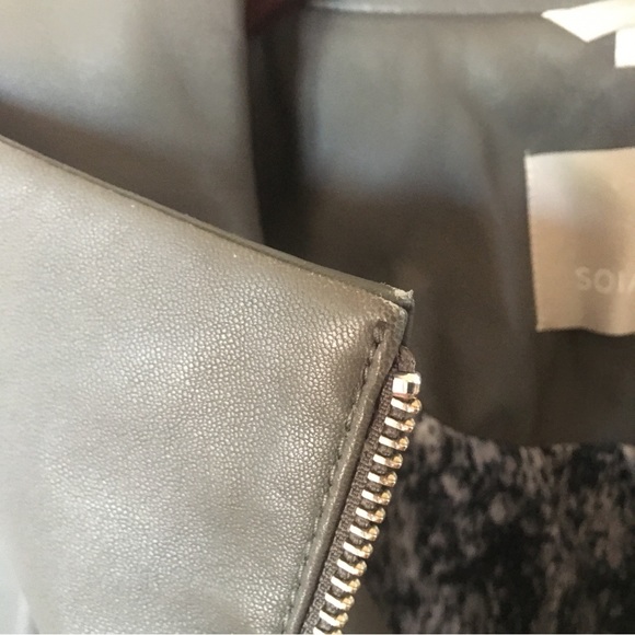 Soia & Kyo Lambskin Leather Zip Up Jacket - Picture 14 of 16